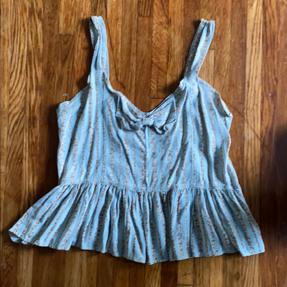 Marrika delicate minty w/ cream/beige  shirt